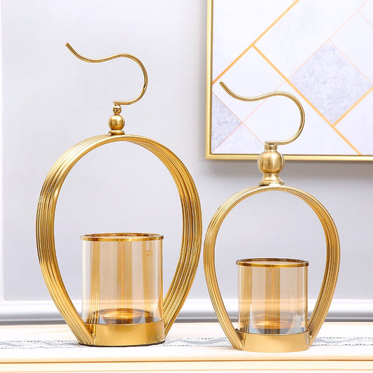 Luxury Gold Tealight Hanging Candle Holder