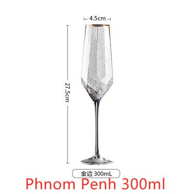 Home Hammered Luxury Goblets