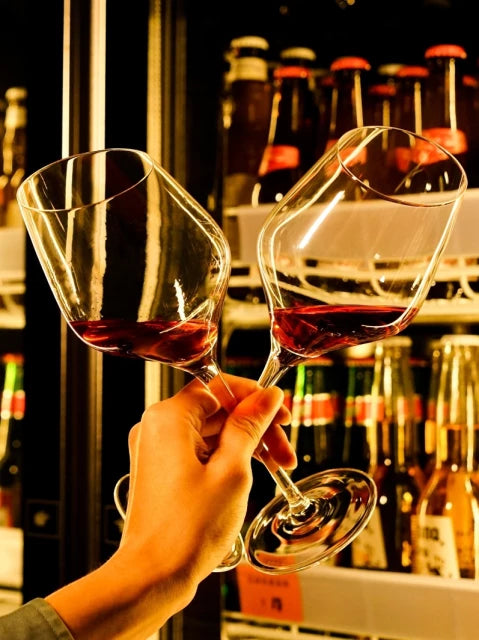 Hand Blown Italian Style Long Stem Glasses