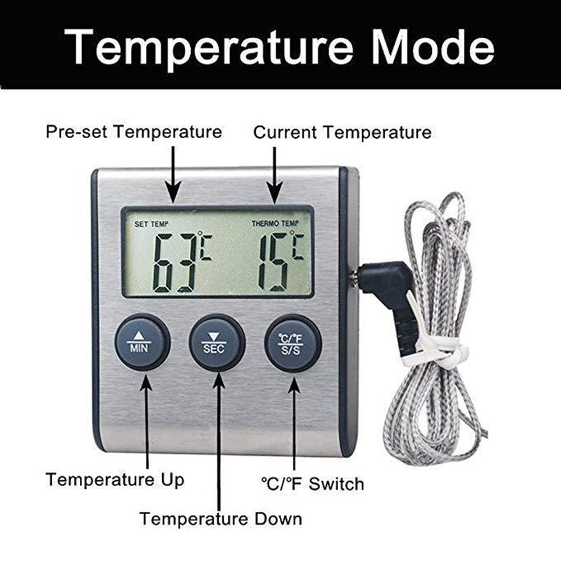 Kitchen Food Thermometer, Electronic Probe Meat Thermometer, kitchen gadgets