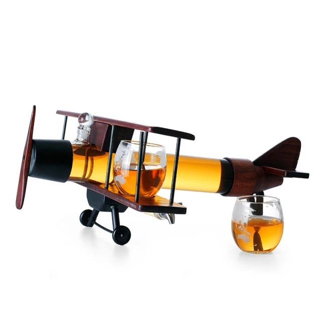 1000ml Airplane Shape Sprits Decanter - Home Bar Handicraft