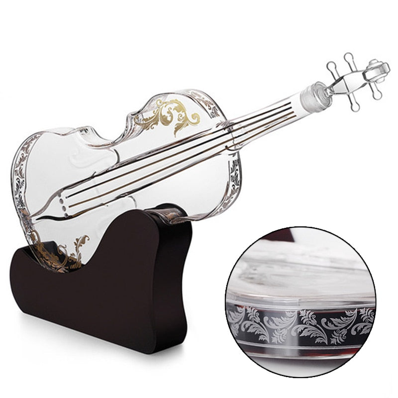 3D Violin Shaped Decanter
