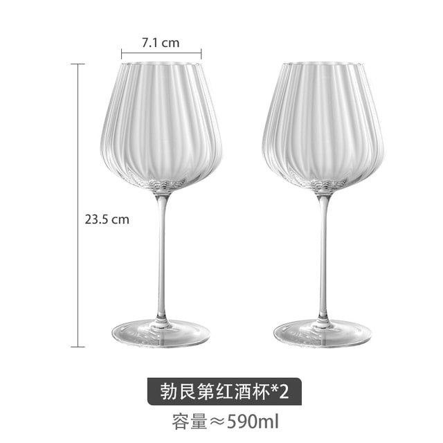 Nordic Crystal Goblet - Luxury Wedding Glass