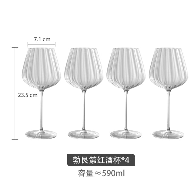 Nordic Crystal Goblet - Luxury Wedding Glass