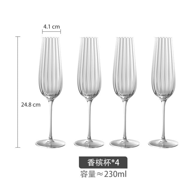 Nordic Crystal Goblet - Luxury Wedding Glass