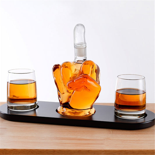 Middle Finger Style Decanter Set