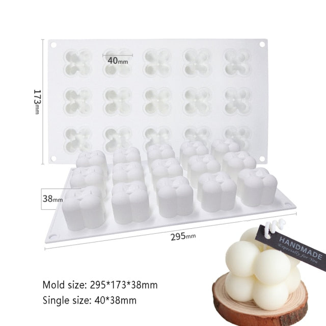 Luxury 3D Aroma Handmade Crafts Candle