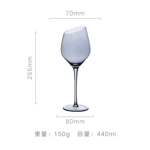 Fancy Tacas De Vidro Para Vinho Colored Goblet Glasses