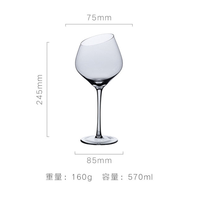 Fancy Tacas De Vidro Para Vinho Colored Goblet Glasses