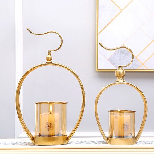 Luxury Gold Tealight Hanging Candle Holder