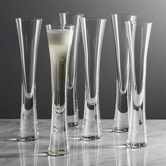 2 Pieces Champagne Glasses Luxury Flute