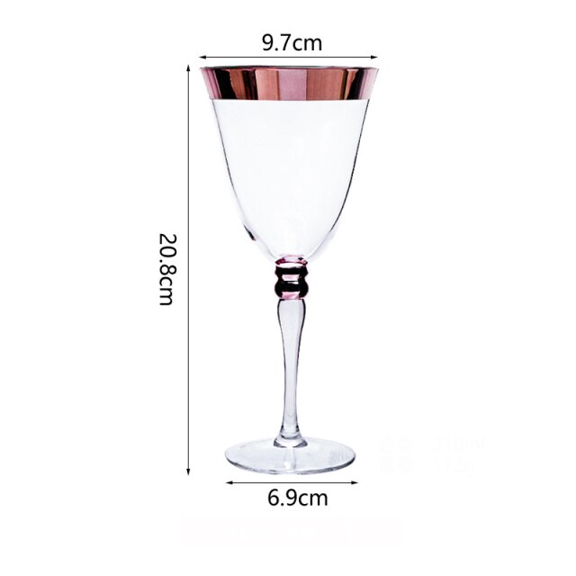Nordic Rose Gold Flutes