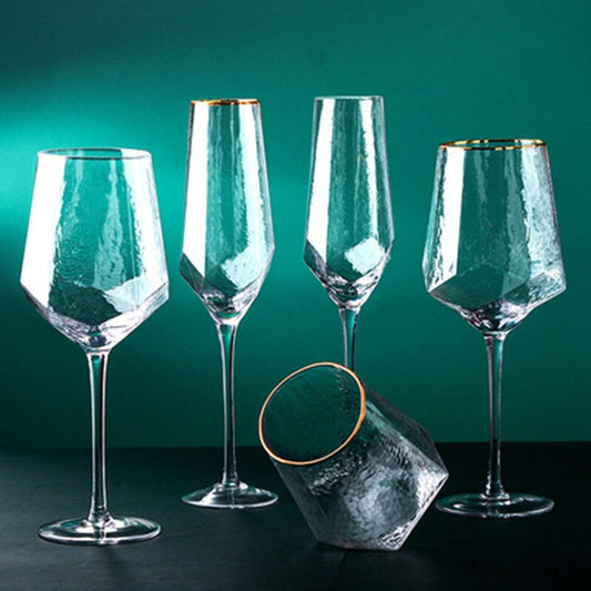 Home Hammered Luxury Goblets
