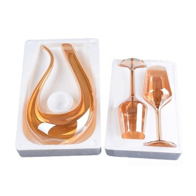 Luxury European Golden Goble Decanter Set