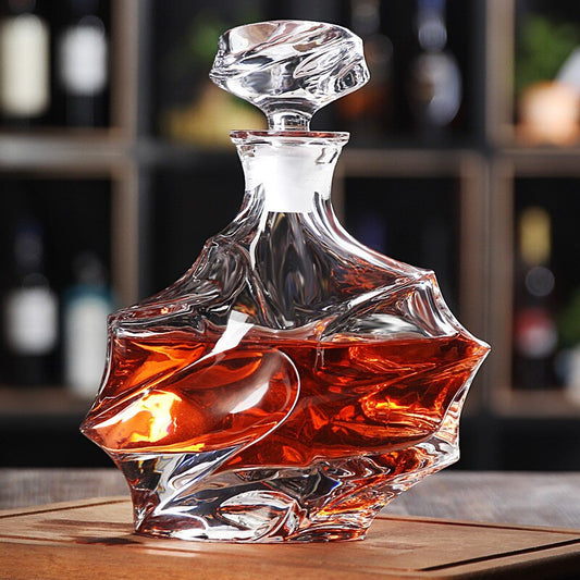 Hellodream luxury bending style Decanter 27.39 oz