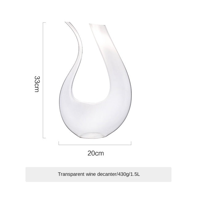 Premium High-End U-Shaped Liquor Decanter